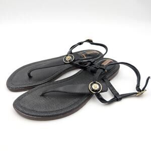 Sam Edelman Gigi Signet Sandal Women's Ankle Strap Black Size US6M EU36